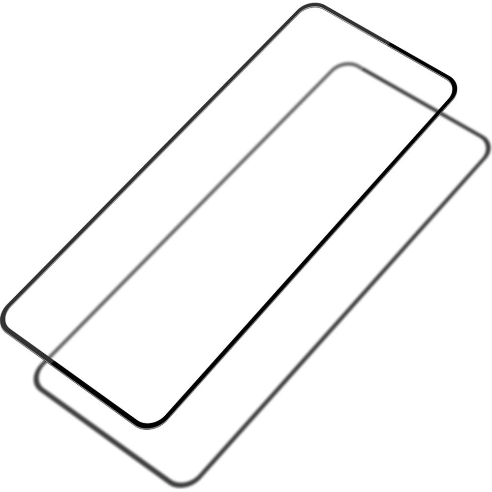 Szkło hartowane Mocolo TG + Full Glue dla Xiaomi Poco F6, z czarną ramką.